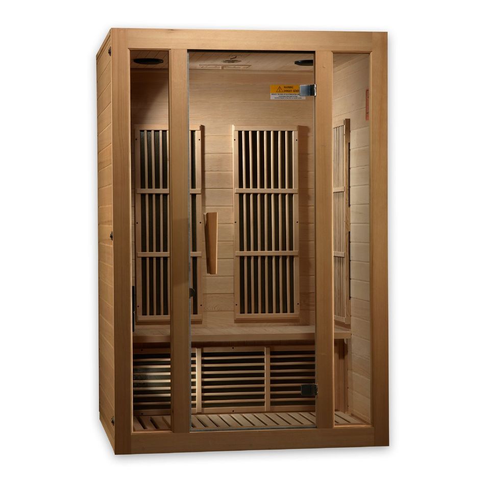 Maxxus Seattle 2-Person Hemlock Low EMF FAR Infrared Sauna MX-J206-01