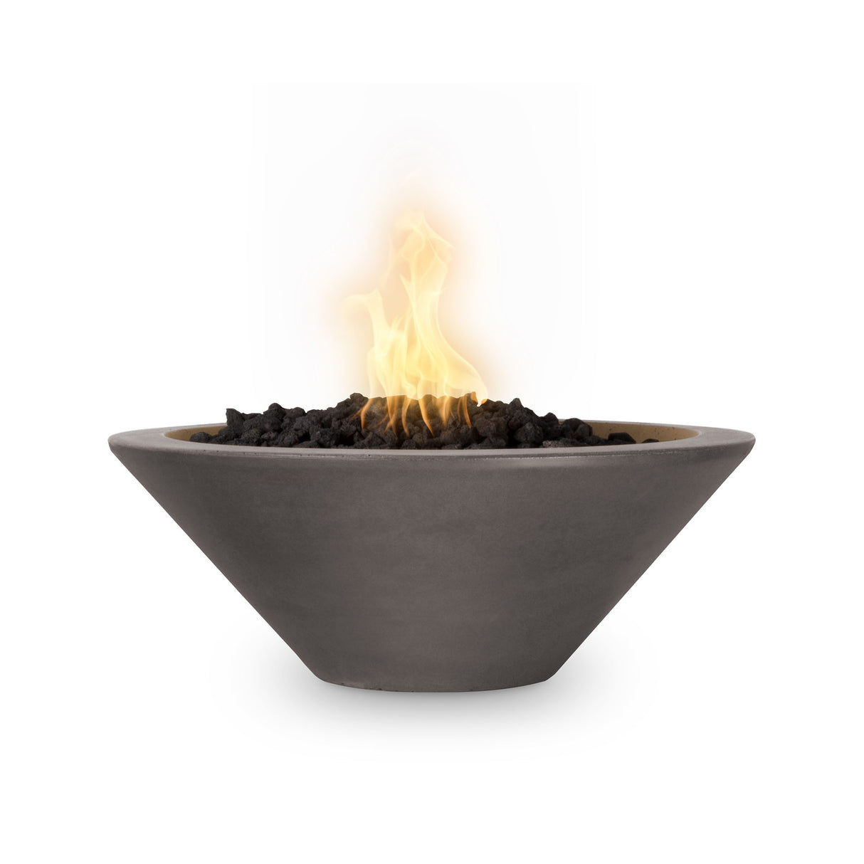 The Outdoor Plus 36" Cazo GFRC Concrete Round Fire Bowl OPT-36RFO