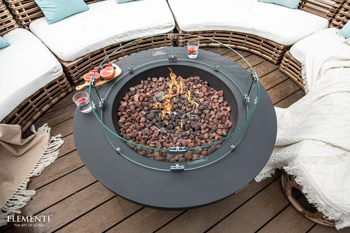 Elementi Lunar Bowl Fire Table OFG101