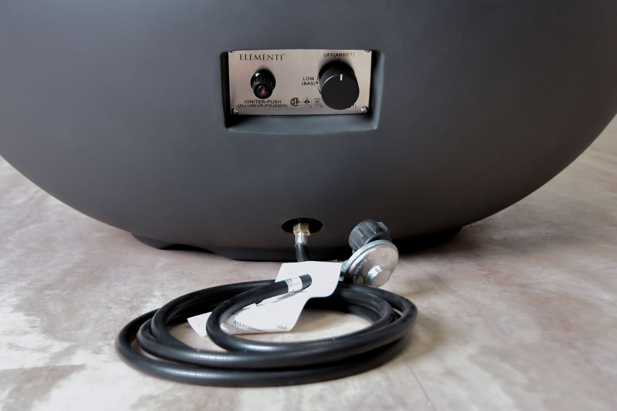 Elementi Lunar Bowl Fire Table OFG101