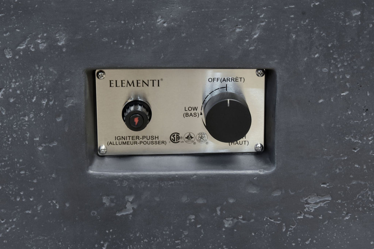 Elementi Manhattan Fire Table OFG103