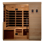 Dynamic Saunas La Sagrada 6-Person Ultra Low EMF Infrared Sauna DYN-5860-01