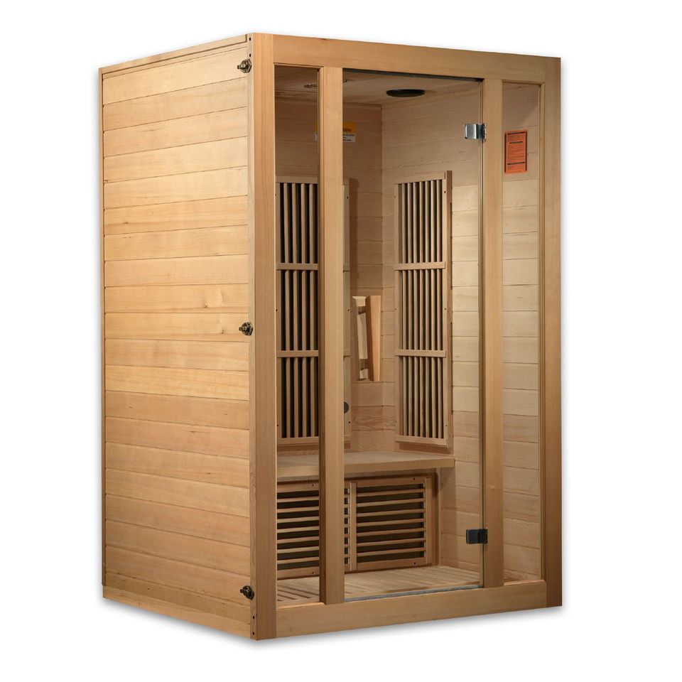 Maxxus Seattle 2-Person Hemlock Low EMF FAR Infrared Sauna MX-J206-01
