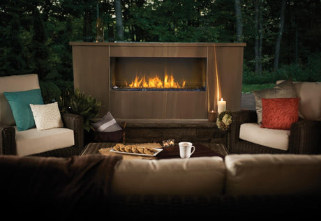 Napoleon Galaxy 48 Series Single Sided Electronic Ignition Outdoor Gas Fireplace GSS48E