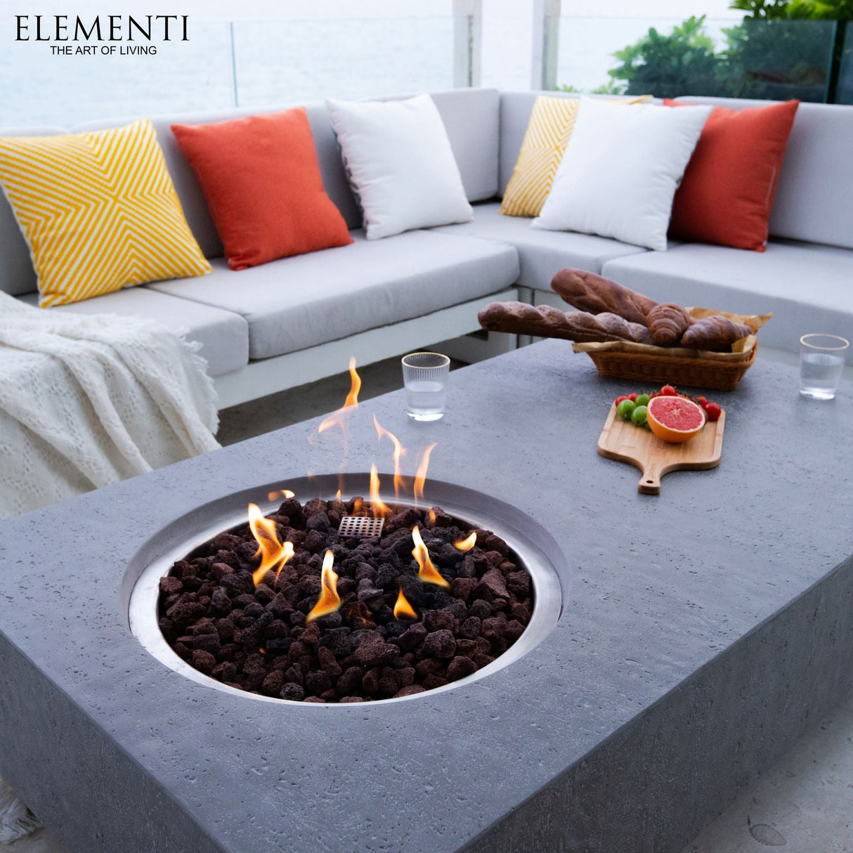 Elementi Metropolis Fire Table OFG104