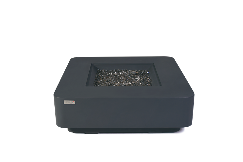Elementi Plus Bergamo Square Rounded Corner Fire Table OFG419DG