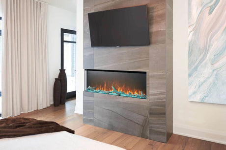 Napoleon Trivista Primis Series 50-Inch Three-Sided Built-In Electric Fireplace NEFB50H-3SV