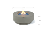 Elementi Plus Colosseo Round Fire Table OFG414LG