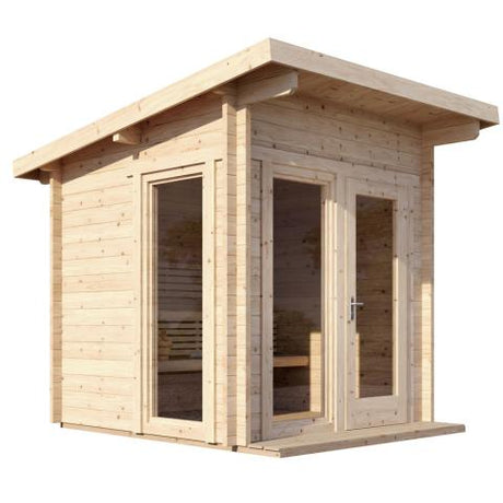 SaunaLife Model G4 Garden-Series 6 Person Outdoor Home Sauna Kit SL-MODELG4