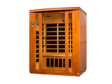 Dynamic Saunas Bellagio 3-Person Low EMF Infrared Sauna DYN-6306-02