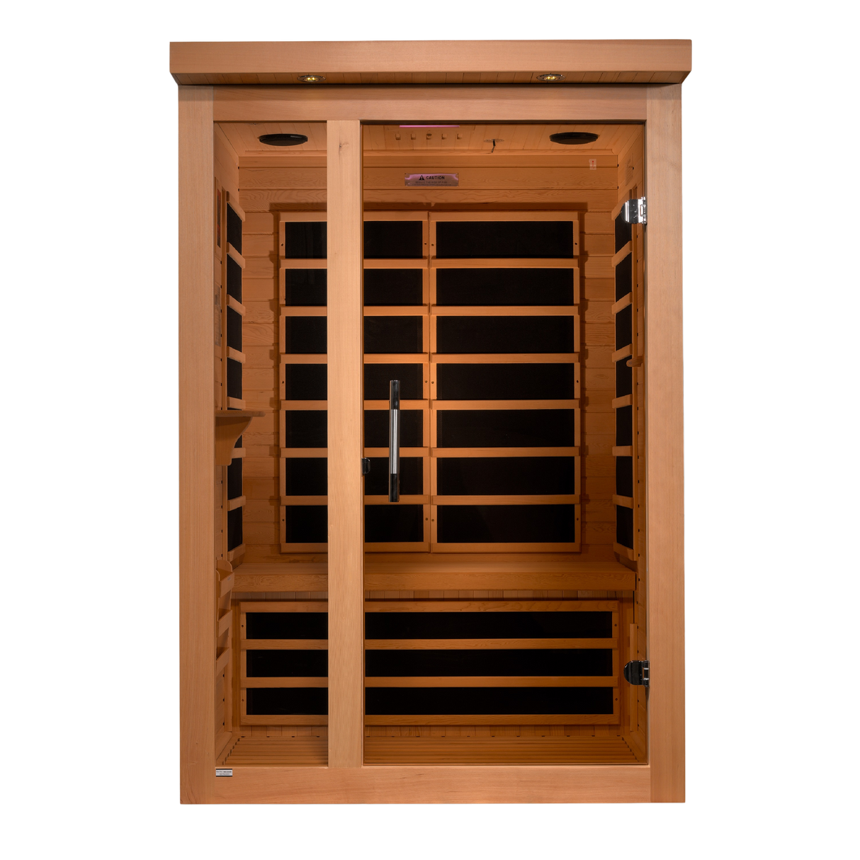 Dynamic Saunas Llumeneres 2-Person Ultra Low EMF Infrared Sauna DYN-6215-02