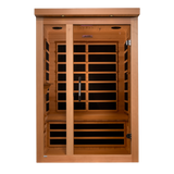 Dynamic Saunas Llumeneres 2-Person Ultra Low EMF Infrared Sauna DYN-6215-02
