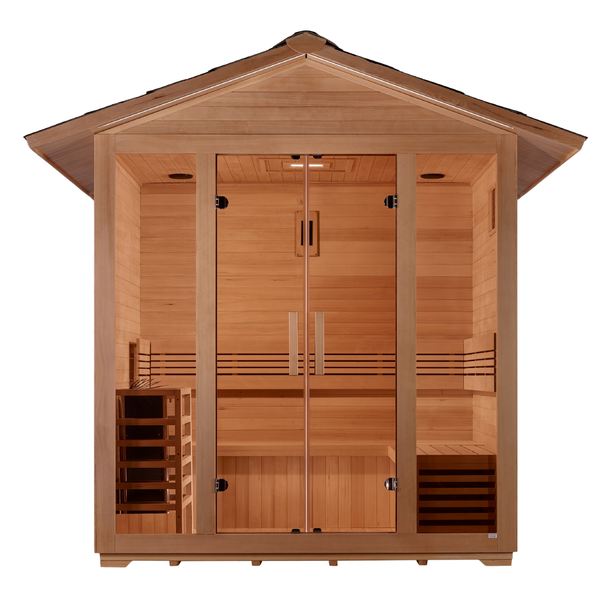Golden Designs Vorarlberg 5-Person Traditional Outdoor Sauna GDI-8105-01