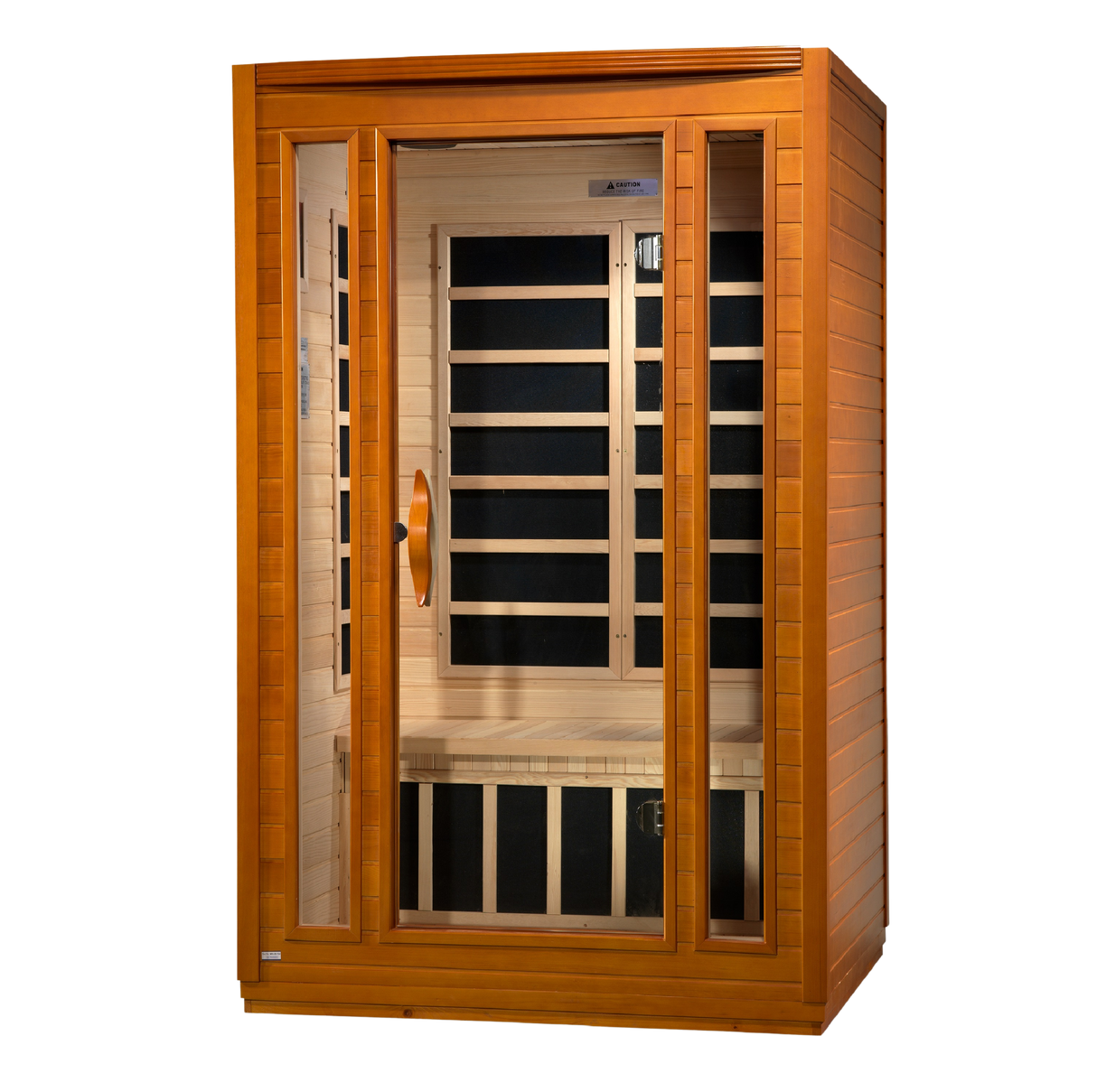 Dynamic Saunas San Marino Elite 2-Person Ultra Low EMF Infrared Sauna DYN-6206-01 Elite