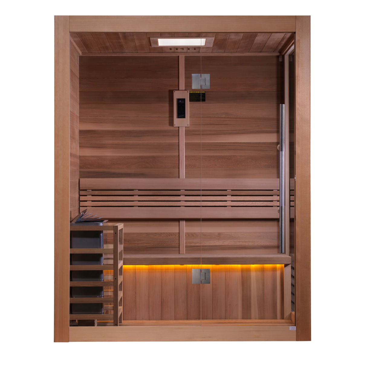 Golden Designs Hanko 3-Person Indoor Traditional Sauna GDI-7202-01