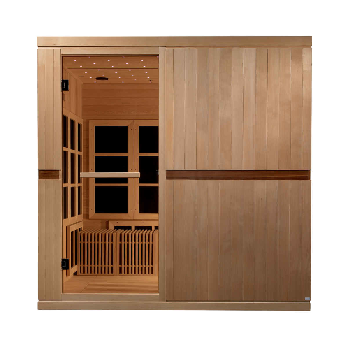 Golden Designs Dynamic Catalonia 8-Person Near Zero EMF Infrared Sauna GDI-6880-01