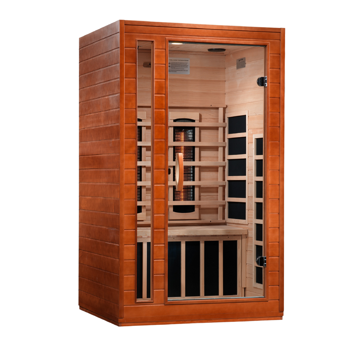 Dynamic Saunas Cardoba 2-Person Full Spectrum Near Zero EMF Infrared Sauna DYN-6203-02 FS