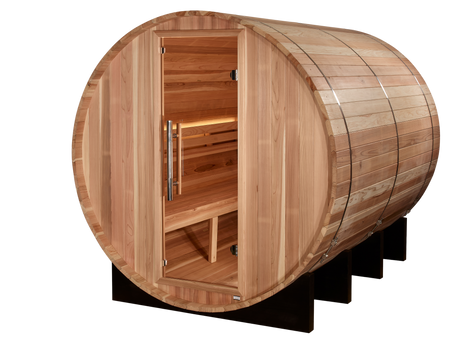 Golden Designs Klosters 6-Person Barrel Traditional Sauna GDI-B006-01