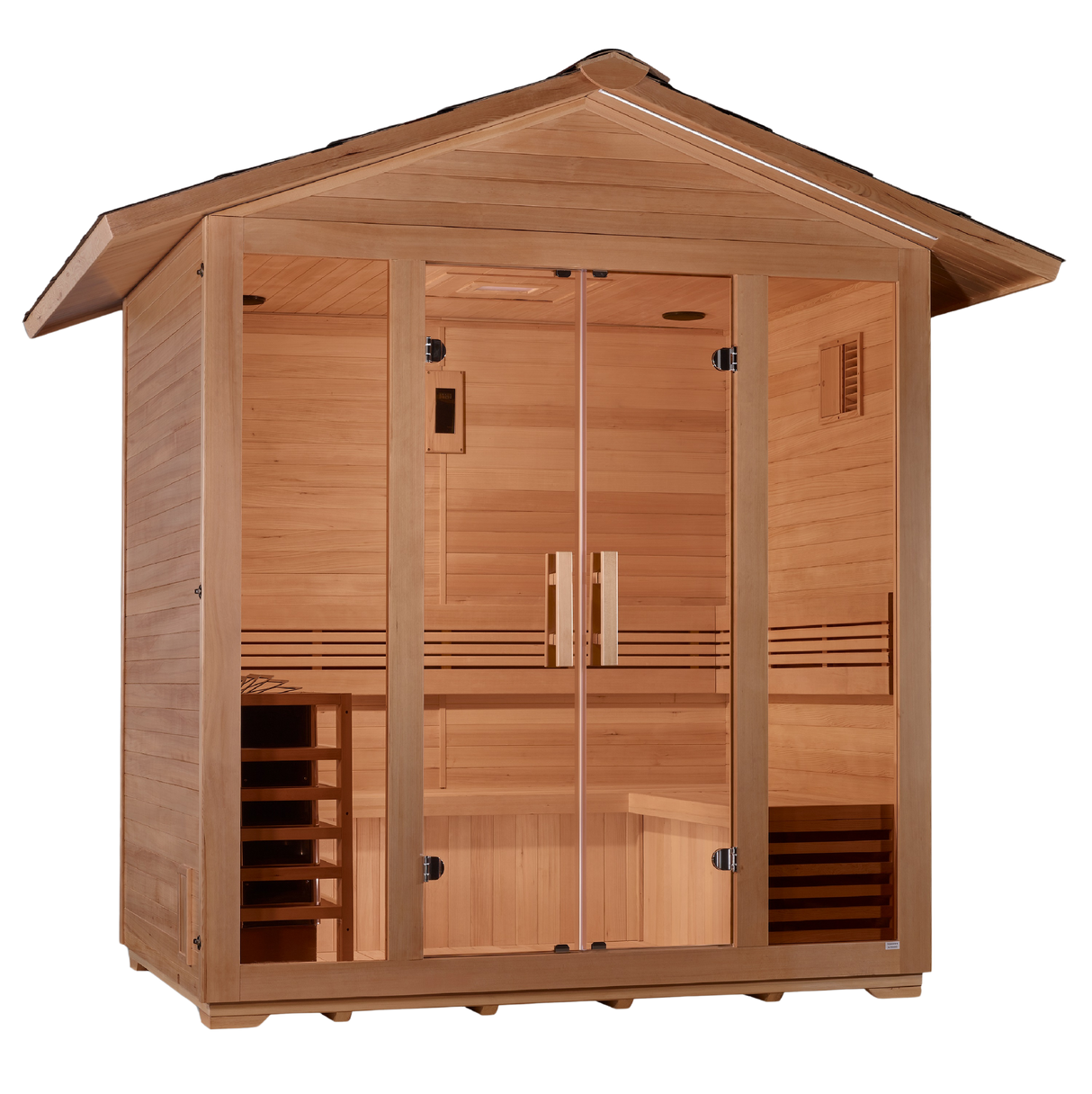 Golden Designs Vorarlberg 5-Person Traditional Outdoor Sauna GDI-8105-01
