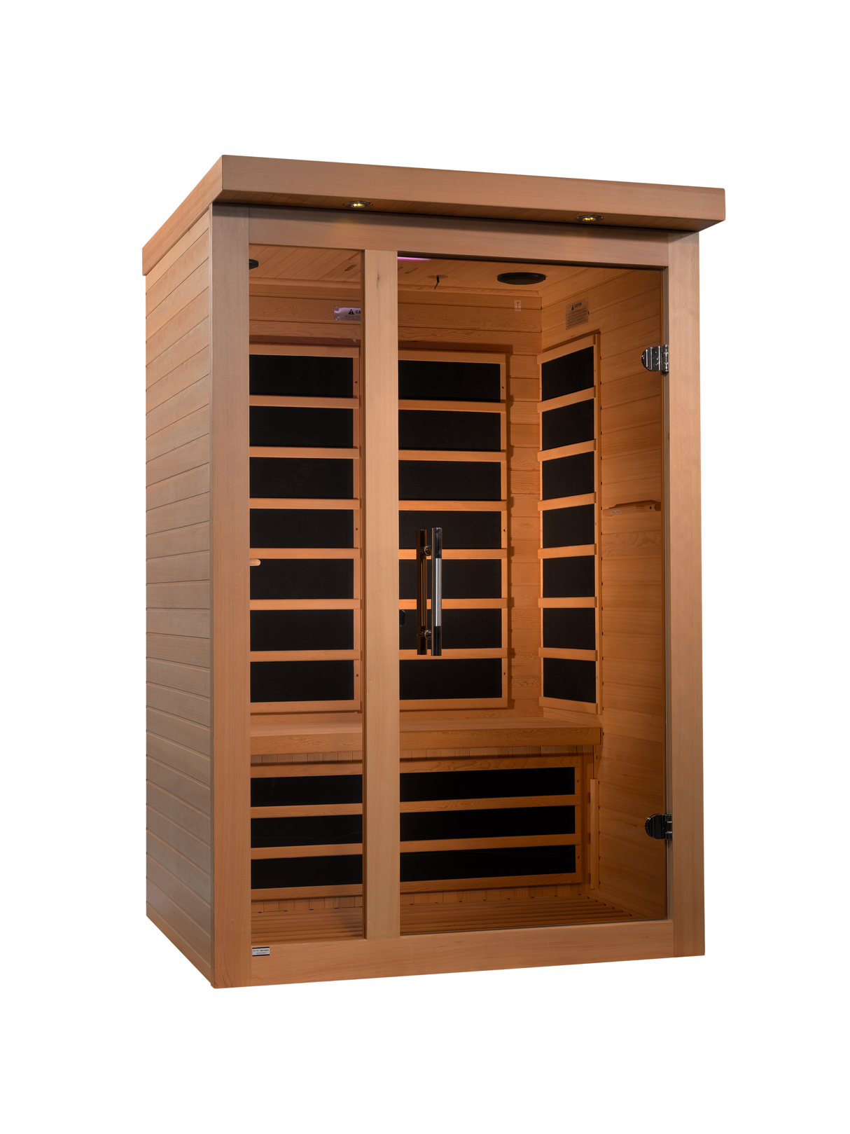Dynamic Saunas Llumeneres 2-Person Ultra Low EMF Infrared Sauna DYN-6215-02