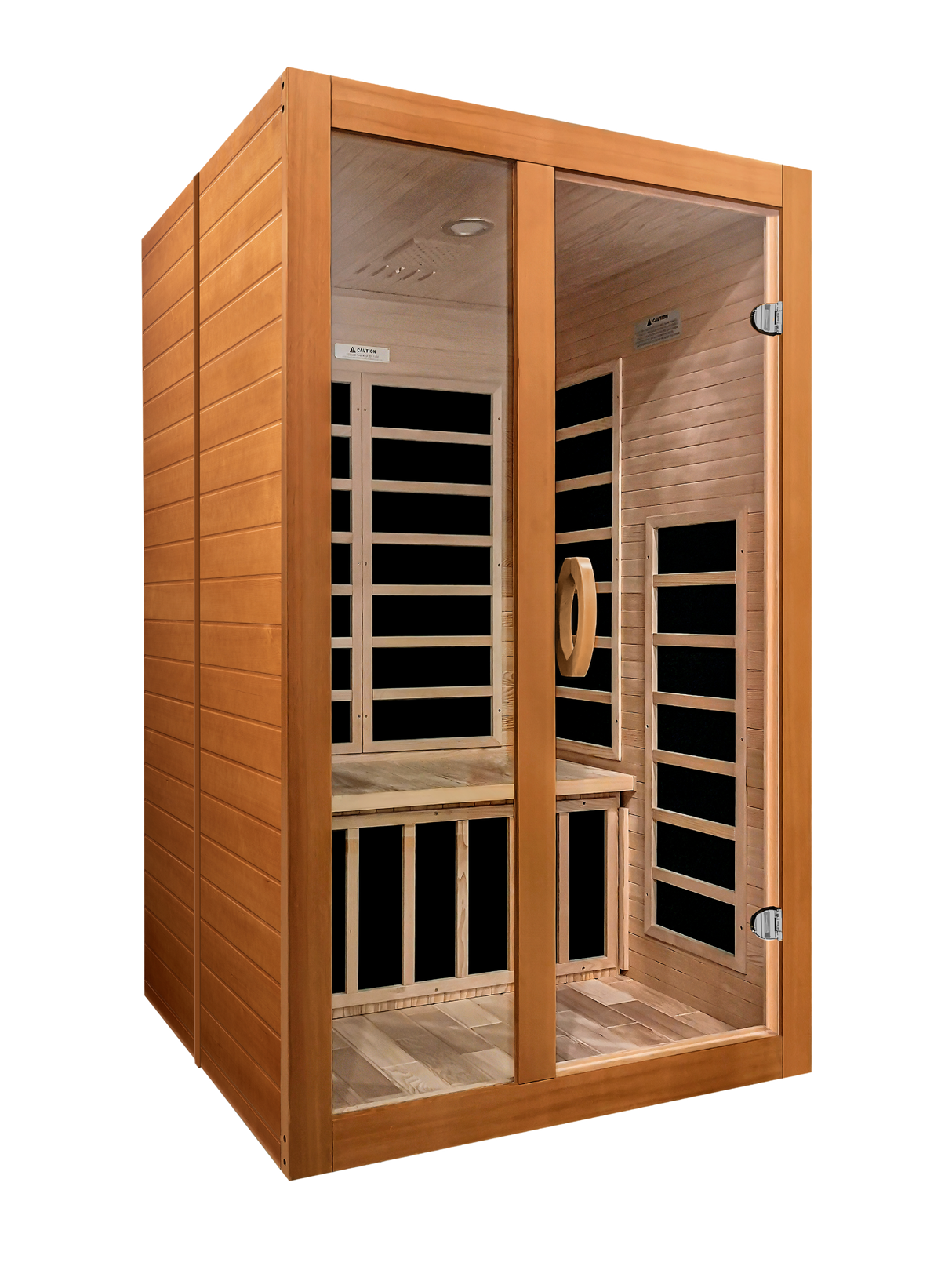 Dynamic Saunas Santiago Elite 2-Person Ultra Low EMF Infrared Sauna DYN-6209-02 Elite