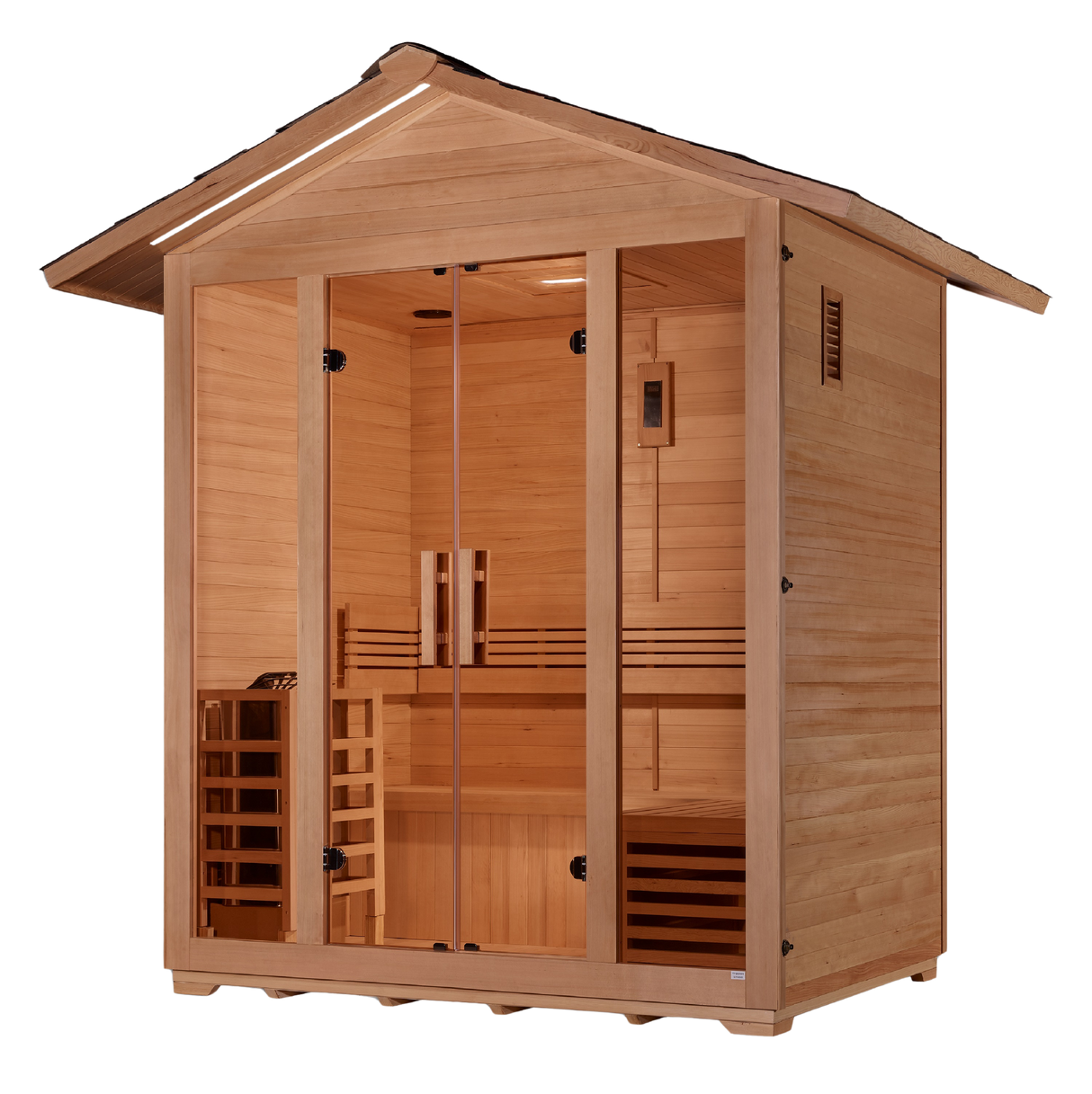 Golden Designs Vorarlberg 5-Person Traditional Outdoor Sauna GDI-8105-01