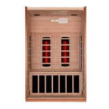 Dynamic Saunas Cardoba 2-Person Full Spectrum Near Zero EMF Infrared Sauna DYN-6203-02 FS