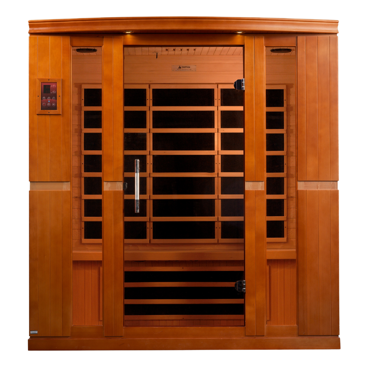 Dynamic Saunas Bergamo 4-Person Low EMF Infrared Sauna DYN-6440-01