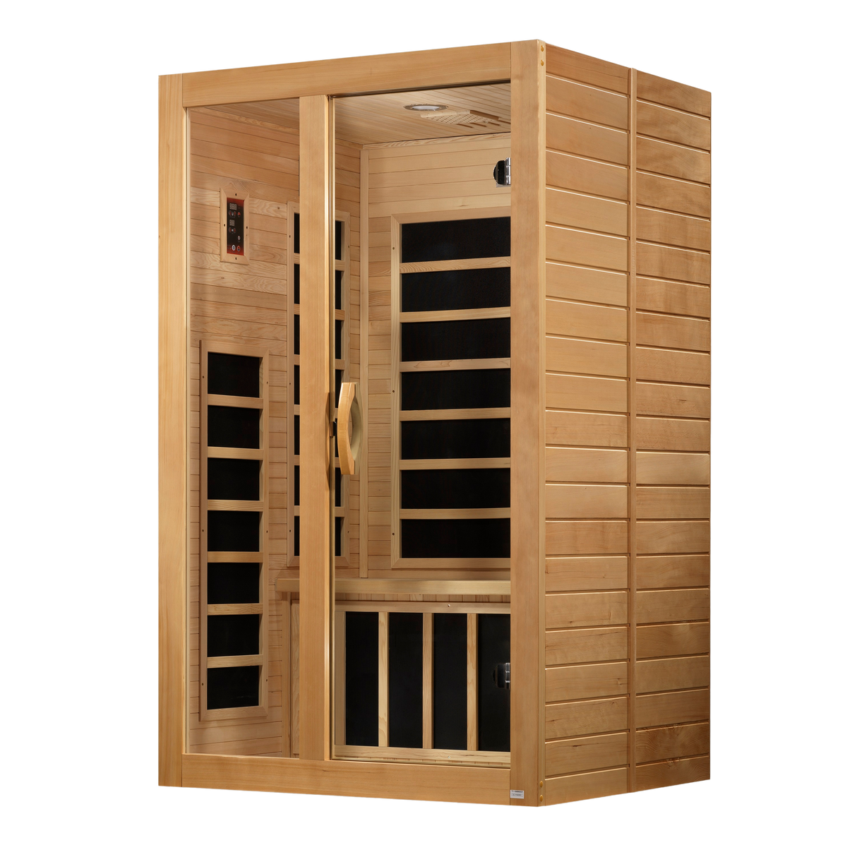 Dynamic Saunas Santiago 2-Person Low EMF Infrared Sauna DYN-6209-01