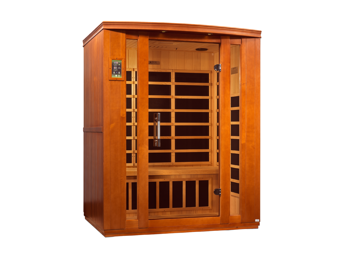 Dynamic Saunas Bellagio 3-Person Low EMF Infrared Sauna DYN-6306-02