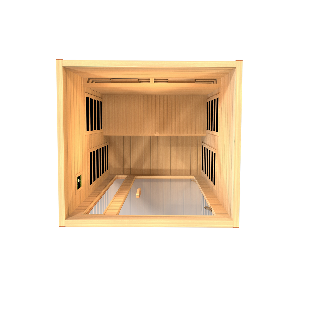 Dynamic Saunas Cardoba 2-Person Full Spectrum Near Zero EMF Infrared Sauna DYN-6203-02 FS