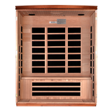 Dynamic Saunas Lugano 3-Person Ultra Low EMF Infrared Sauna DYN-6336-02 Elite