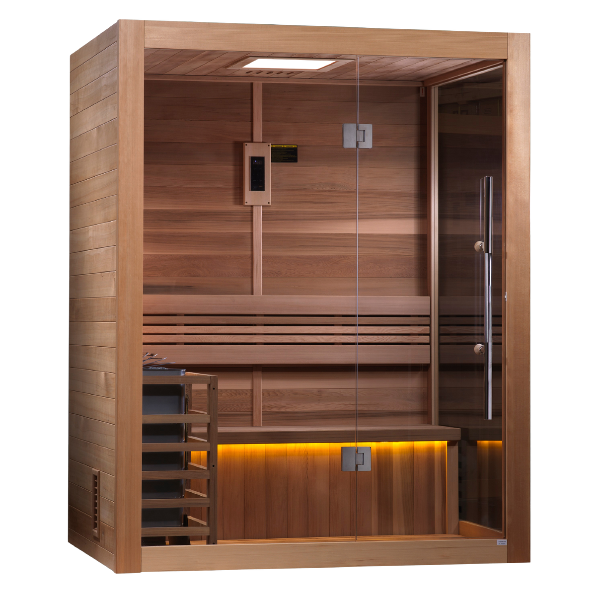 Golden Designs Hanko 3-Person Indoor Traditional Sauna GDI-7202-01