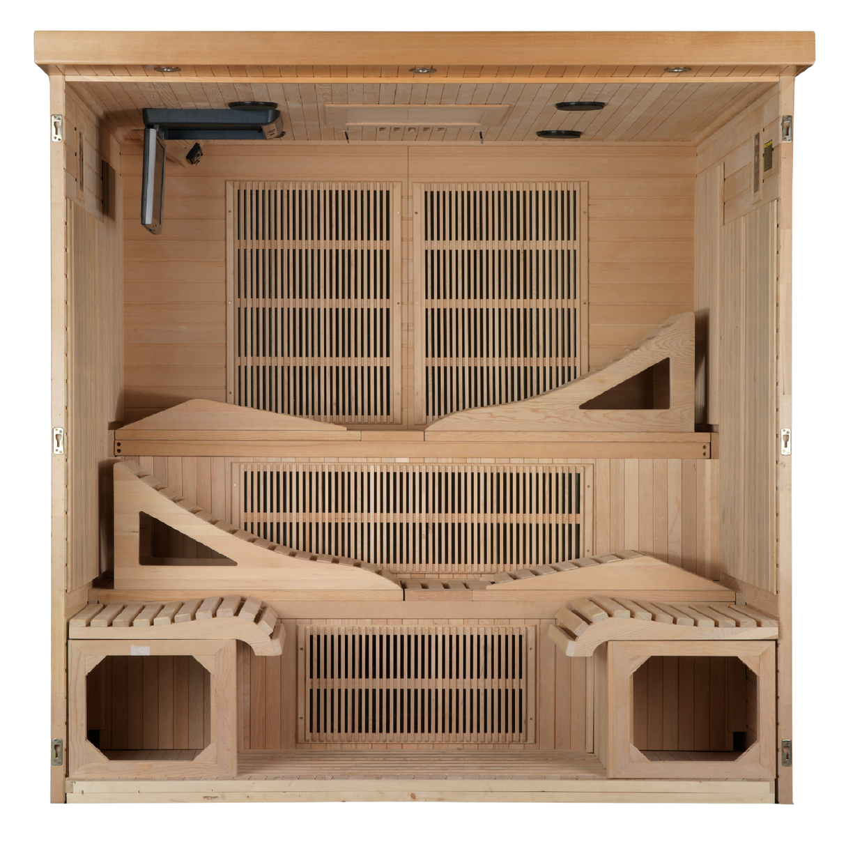 Dynamic Saunas Monaco 6-Person Ultra Low EMF Infrared Sauna DYN-6996-01