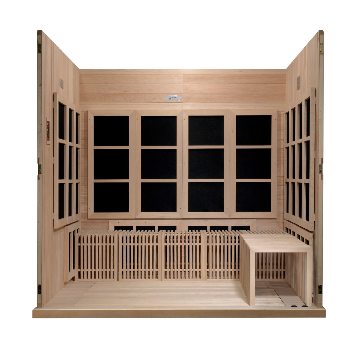 Golden Designs Dynamic Catalonia 8-Person Near Zero EMF Infrared Sauna GDI-6880-01