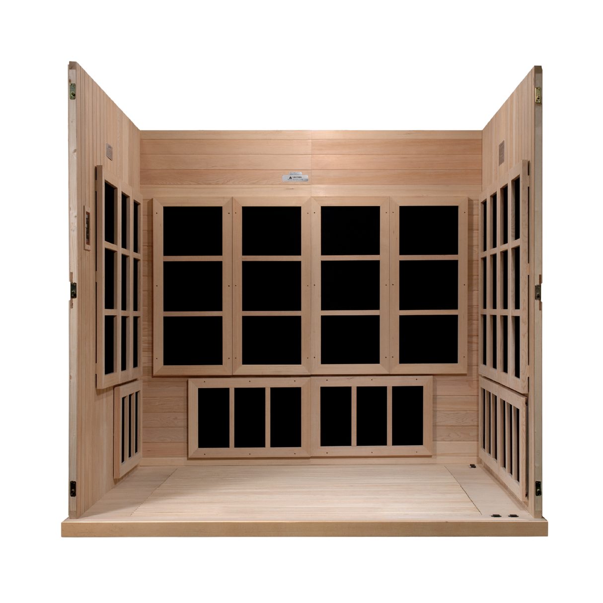 Golden Designs Dynamic Catalonia 8-Person Near Zero EMF Infrared Sauna GDI-6880-01