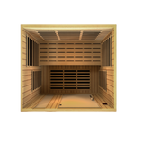 Dynamic Saunas Lugano 3-Person Low EMF Infrared Sauna DYN-6336-02