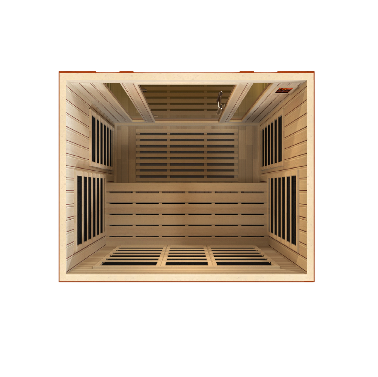 Dynamic Saunas Bellagio 3-Person Low EMF Infrared Sauna DYN-6306-02