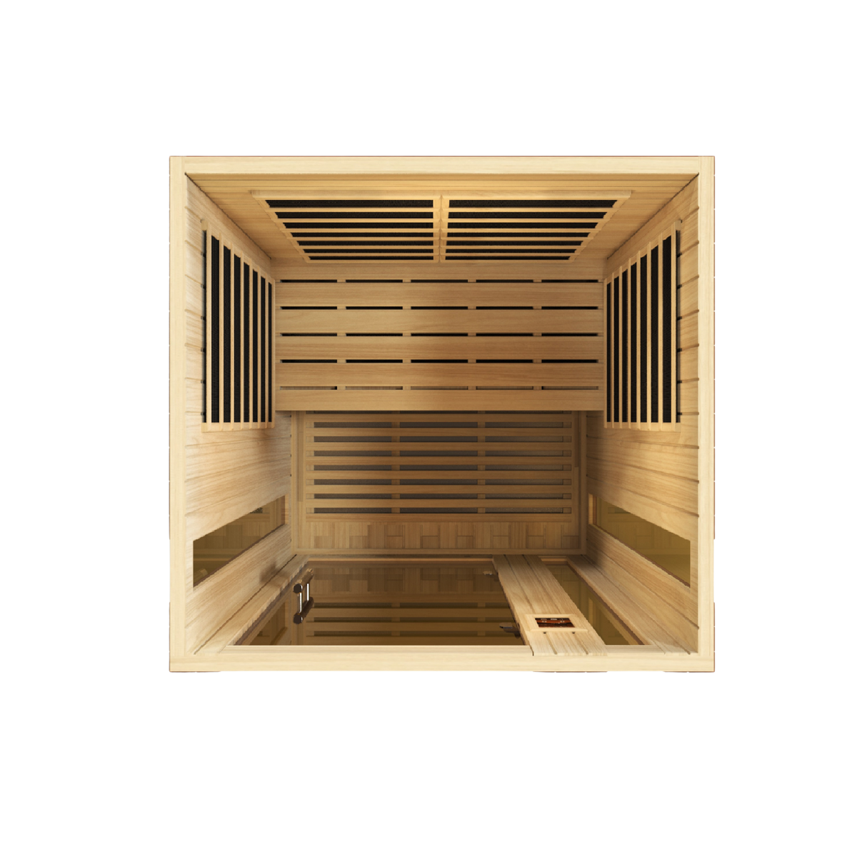 Dynamic Saunas Vittoria 2-Person Low EMF Infrared Sauna DYN-6220-01
