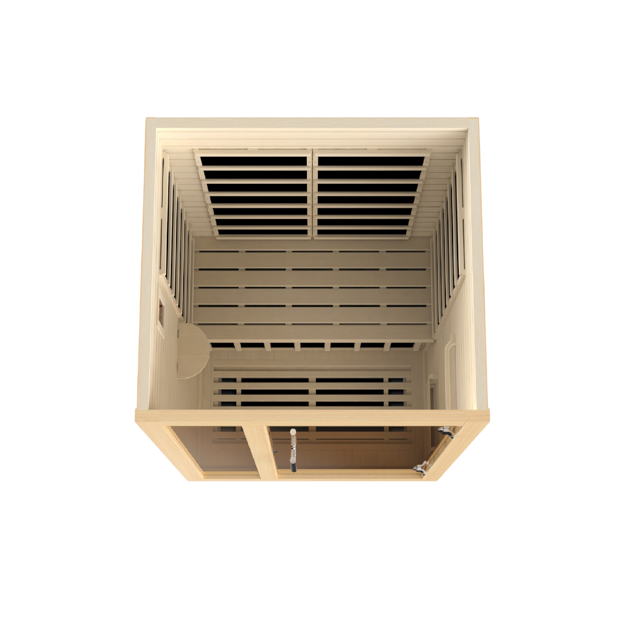 Dynamic Saunas Llumeneres 2-Person Ultra Low EMF Infrared Sauna DYN-6215-02