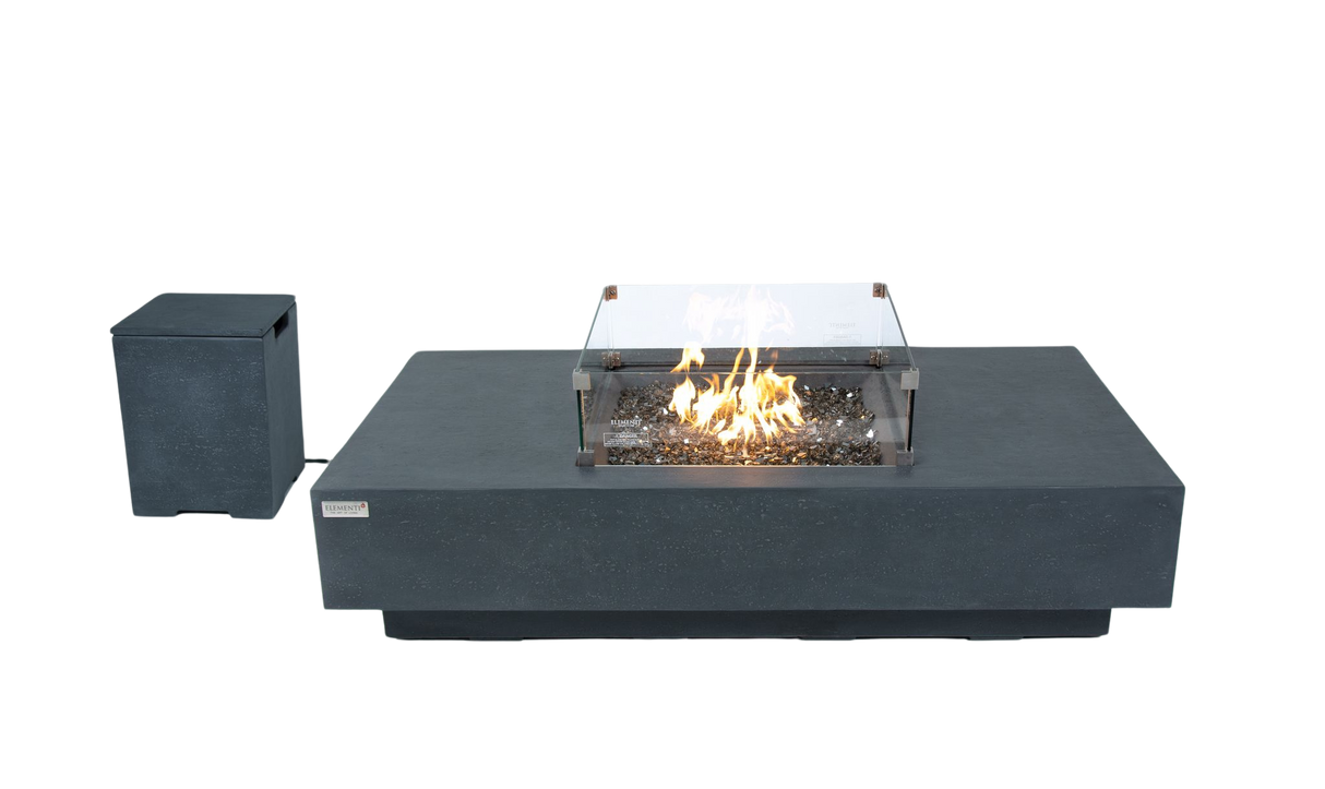 Elementi Plus Cannes Rectangle Fire Table OFG416DG