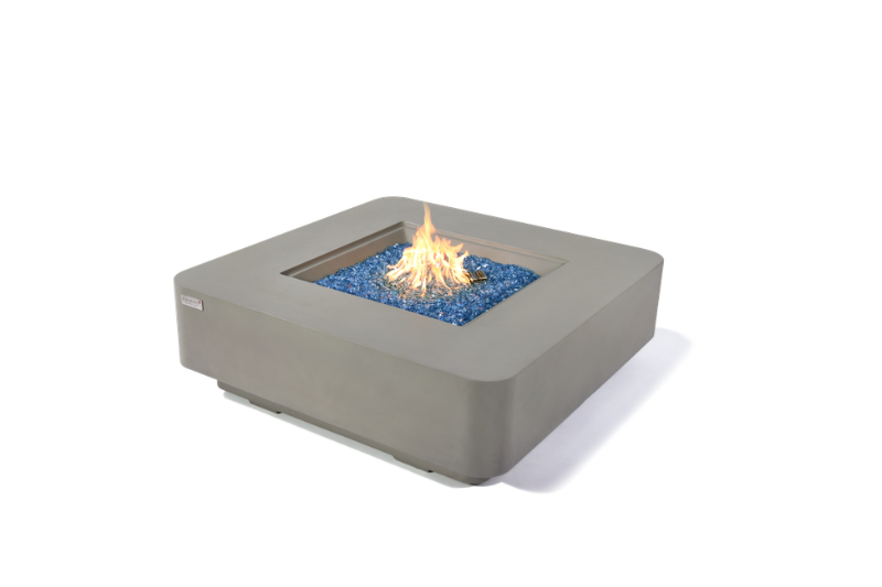 Elementi Plus Lucerne Square Rounded Corner Fire Table OFG419LG