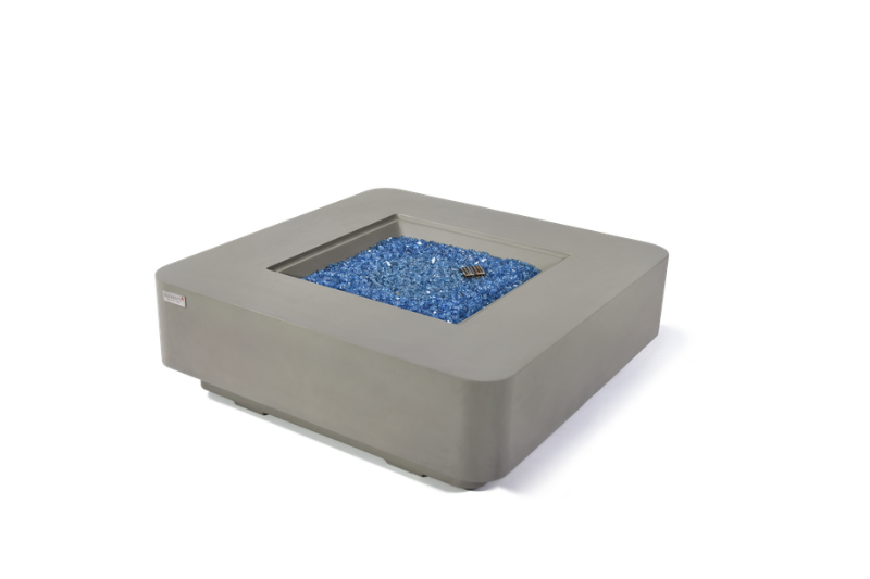 Elementi Plus Lucerne Square Rounded Corner Fire Table OFG419LG