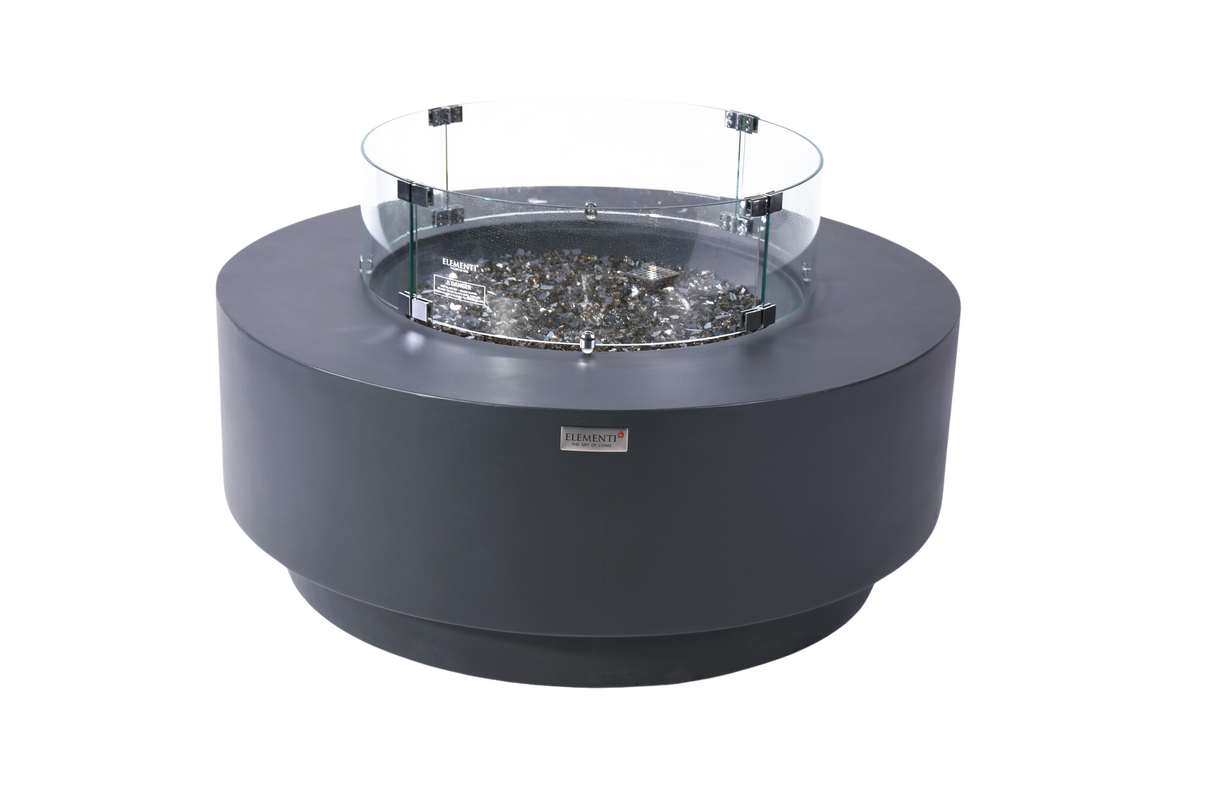 Elementi Plus Nimes Round Fire Table OFG414DG