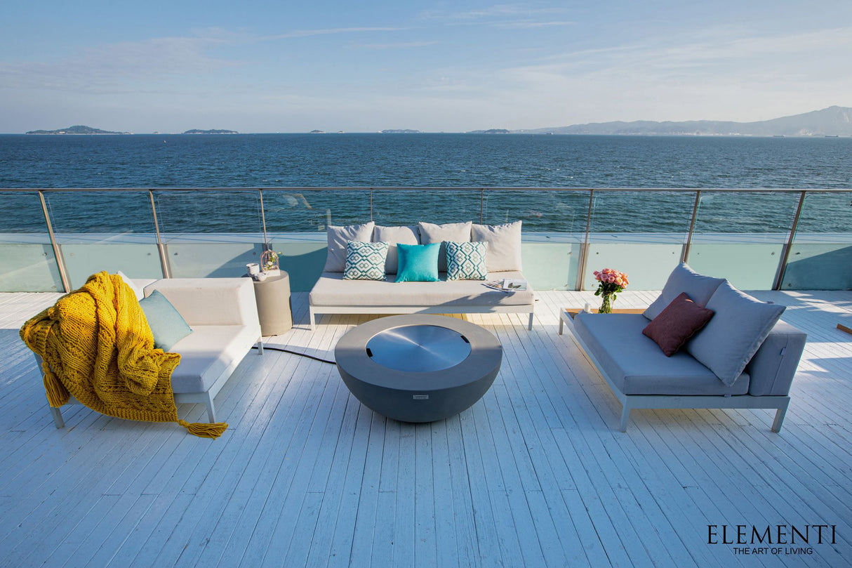 Elementi Lunar Bowl Fire Table OFG101