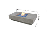 Elementi Plus Monte Carlo Rectangle Fire Table OFG416LG