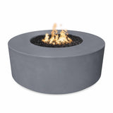 The Outdoor Plus 54" Florence GFRC Concrete 20" Tall Round Fire Pit OPT-FL54