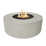 The Outdoor Plus 54" Florence GFRC Concrete 20" Tall Round Fire Pit OPT-FL54