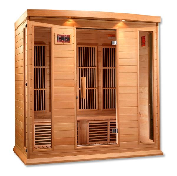 Maxxus 4-Person Hemlock Low EMF FAR Infrared Sauna MX-K406-01