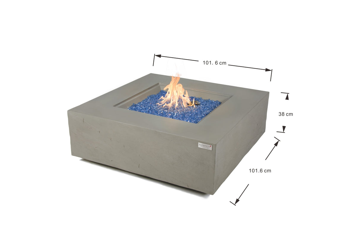 Elementi Plus Capertee Square Sandstone Fire Table OFG411SG